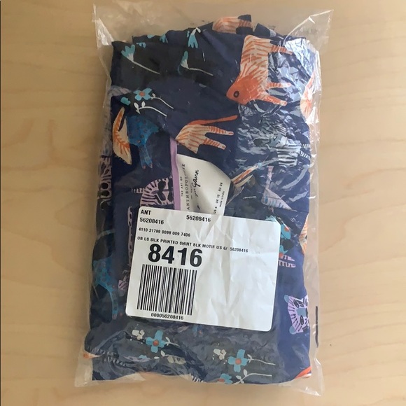 Anthropologie Carolyn Gavin Mariposa Silk Blouse - Picture 7 of 8